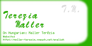 terezia maller business card